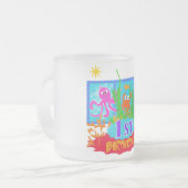 de 1st Onderzeese T-shirts van de Verjaardag van Matglas Koffiemok (Voorkant links)