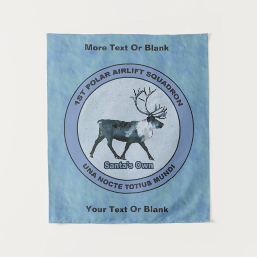 De 1st Polaire Luchtbrug Onderworpen Sqdn van de Wandkleed (Voorkant)