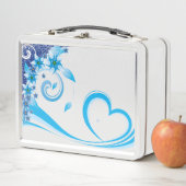 de 2024 Herfst collectie Lunchbox Blue wervelt wit (In situ)