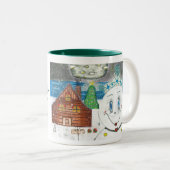 De 2024 Sunny Glen Christmas Mok (klein) (Voorkant rechts)