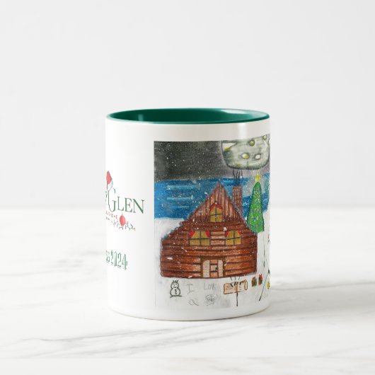 De 2024 Sunny Glen Christmas Mok (klein) (Center)