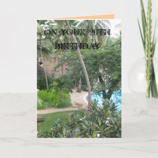 de 20ste Kaart van de Verjaardag