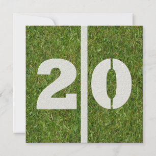 de 20ste Uitnodiging van de Verjaardag