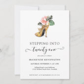 De 21 Chic Floral Gold Heels, zaterdag I Kaart (Voorkant)