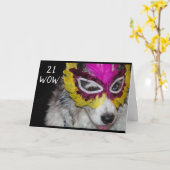 DE 21ste DAG VAN DE DOCHTER MET VERLIES Kaart (Gele Bloem)