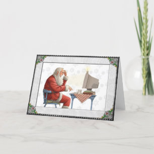 de 21ste eeuwKerstman Feestdagen Kaart