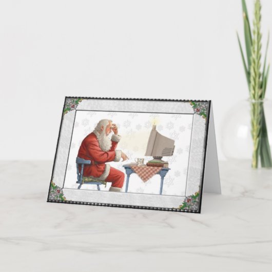 de 21ste eeuwKerstman Feestdagen Kaart (Voorkant)
