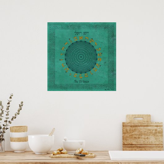 De 231 Gates Malachite Poster (Keuken)
