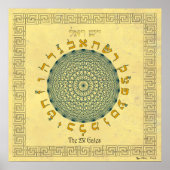 De 231 Gates Saffron Poster (Voorkant)