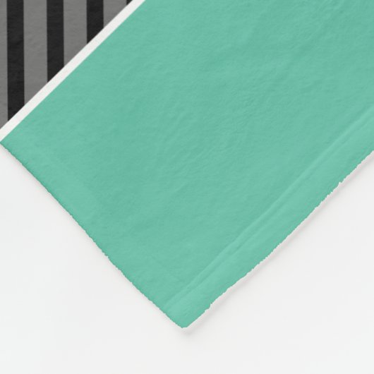 De 23e Psalm Black met White Hand Lettered Fleece Deken (Hoek)