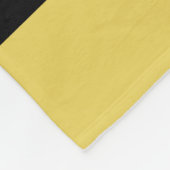 De 23e Psalm Black met White Hand Lettered Fleece Deken (Hoek)