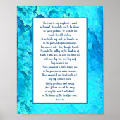 De 23e psalm - het kalmerende psalm poster (Voorkant)