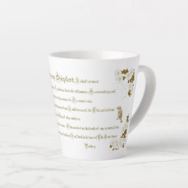 De 23e Psalm Latte Cup - De Heer is mijn Shepherd Latte Mok