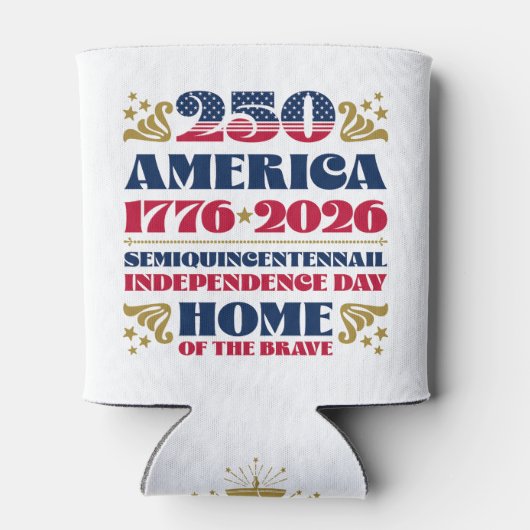 De 250ste Jubileum koeler van Brave America (Achterkant)