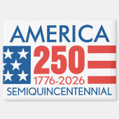 De 250ste verjaardag van Amerika - Stars and Strip Magneet (Voorkant)