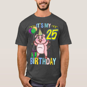De 25e verjaardag van de varkenspremie t-shirt