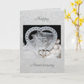 de 25ste Kaart van het Jubileum van het Huwelijk (Gele Bloem)