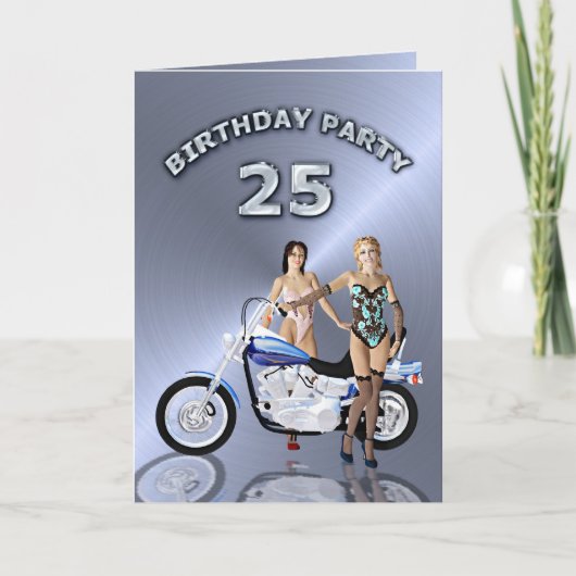 de 25ste partij van de Verjaardag met een meisje (Voorkant)
