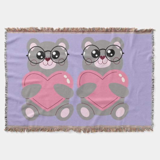 DE 2 KLEINE BEREN DEKEN (Voorkant)