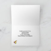 De 2de Verjaardag van Polkadot van de kleindochter Kaart (Binnen)