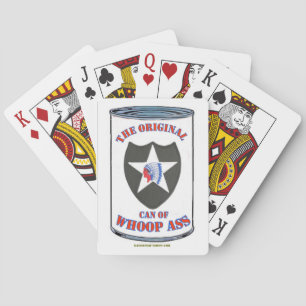 de 2ND AFDELING van de INFANTERIE Pokerkaarten