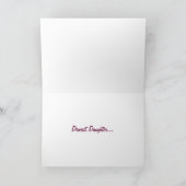 de 30ste Dochter van de Verjaardag Kaart (Binnen)