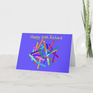 de 30ste Giften van de Verjaardag Kaart