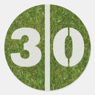 de 30ste Sticker van het Football van de Werf van