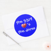 de 3319 ronde sticker (Envelop)
