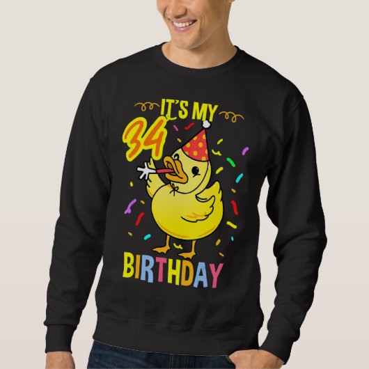 De 34e Birthday Duck van mijn Trui (Voorkant)