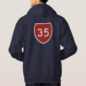 De 35 OG Hoodie (Achterkant)