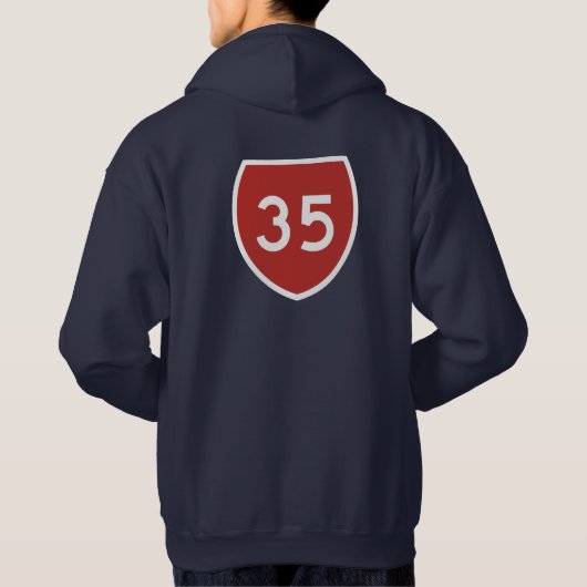 De 35 OG Hoodie (Achterkant)