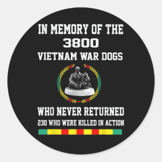 De 3800 Vietnamese honden Ronde Sticker