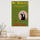 De 39 stappen: de heer Memory Adverteren Poster (Keuken)