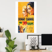 De 39 stappen - het  Poster van de Film (Thuiskantoor)