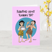 De 39ste verjaardag van een vriend kaart (Gele Bloem)