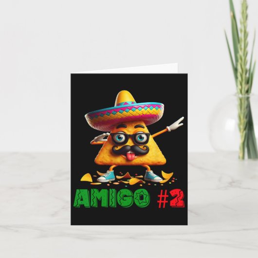 De 3 Drie Amigos Cinco de Mayo Amigo #2 Groep MA Kaart (Voorkant)