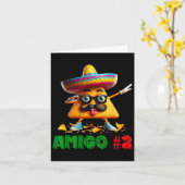 De 3 Drie Amigos Cinco de Mayo Amigo #2 Groep MA Kaart (Gele Bloem)