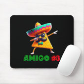 De 3 Drie Amigos Cinco de Mayo Amigo #3 Groep MA Muismat (Met muis)