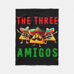 De 3 drie Amigos drie vrienden Tres Amigos Cinco Fleece Deken