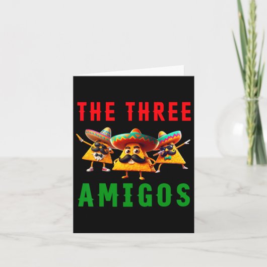 De 3 drie Amigos drie vrienden Tres Amigos Cinco Kaart (Voorkant)