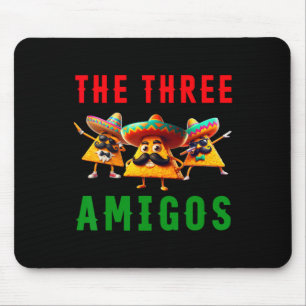 De 3 drie Amigos drie vrienden Tres Amigos Cinco Muismat