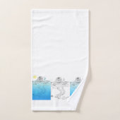 De 3 keukenset van Mermaids Bath Bad Handdoek (Handdoek)