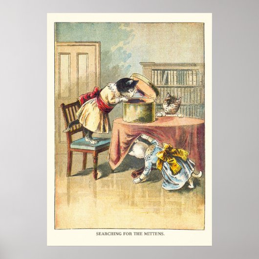 De 3 kleine Kittens: zoeken naar de Mittens Poster (Voorkant)