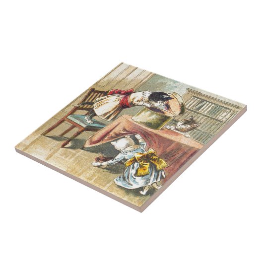 De 3 kleine Kittens: Zoeken naar de Mittens Tegeltje (Zijkant)