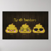De 3 poopiteers "pooster" poster (Voorkant)