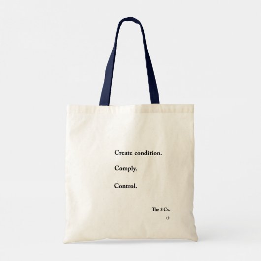 De 3CS Tote Bag (Achterkant)