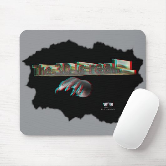 De 3D is echt Muismat (Met muis)