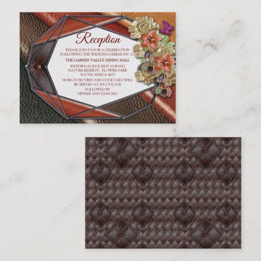 De 3D Leather Academia Decor & Kaarten (Voorkant / Achterkant)