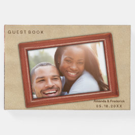 De 3D Leather Academia Decor & Kaarten Gastenboek